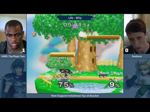 NE Melee Invitational 2018 - Yasu (Marth) vs. Seabass (Fox) - SSBM LR1