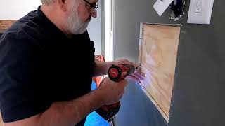 Adding Backing To A Finished Wall | TV Mount With NO Wall Studs | Show Me Construction