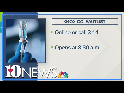 KCHD: Vaccine wait-list to open in Knox Co.