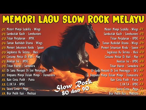 KOLEKSI LAGU JIWANG 80-90AN TERBAIK - LAGU SLOW ROCK MALAYSIA NI PENUH MEMORI - LAGU JIWANG 90AN
