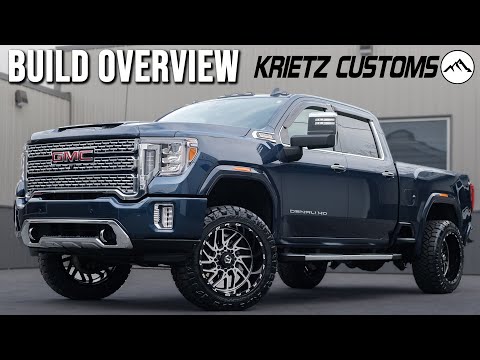 BUILD OVERVIEW: Leveled GMC Sierra 3500HD | 3 Inch Cognito Leveling Kit | 22x12 TIS 544MB Wheel