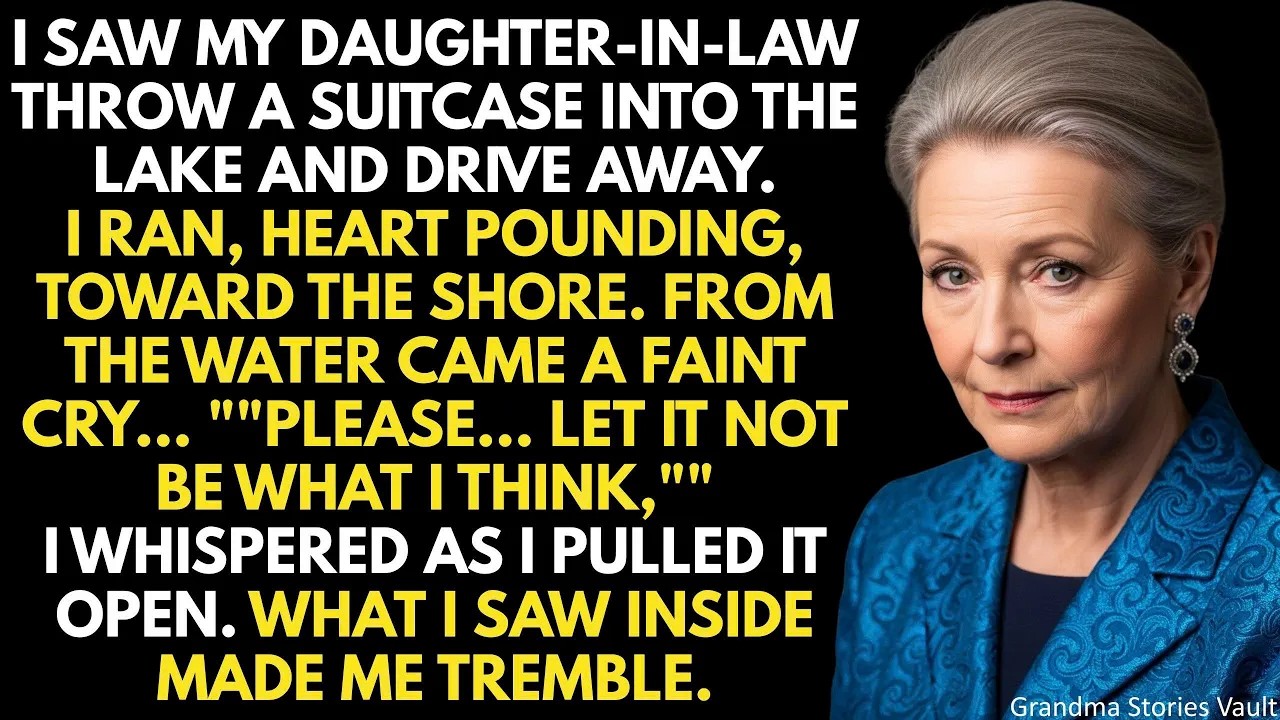 I Saw My Daughter in law Throw a Suitcase Into the Lake  What I Pulled From the Water Shocked M