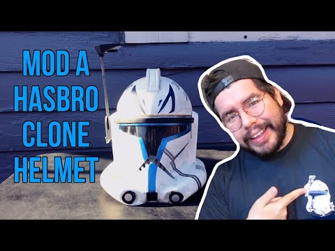 Mod a Hasbro Clone Trooper Helmet to Captain Rex