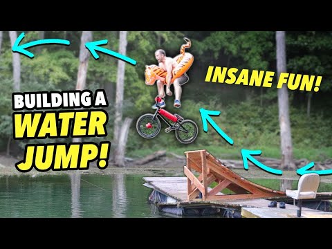 I Built a Lake Jump To Learn Backflips On!