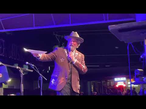 Robert Earl Keen's Speech Before His Final Show & Retirement - Texas Music Office Presentation