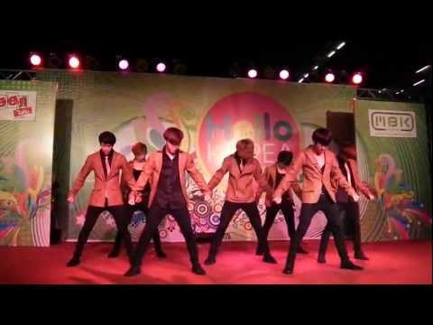 120428 DEFVALEN cover as INFINITE @ Hello Korea - Paradise + Be mine