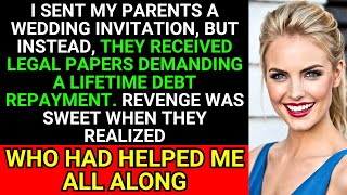 I Sent My Parents a Wedding Invitation, but They Got Legal Papers Instead - Sweet Revenge