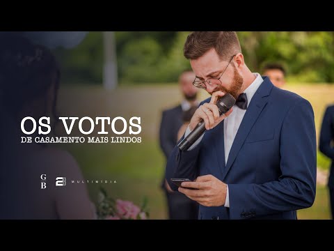OS VOTOS DE CASAMENTO MAIS LINDOS QUE VOCÊ VERÁ HOJE | Giulia & Bruno | Casamento ao ar livre