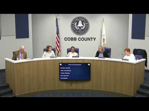 Cobb County Board of Zoning Appeals - 11/12/25
