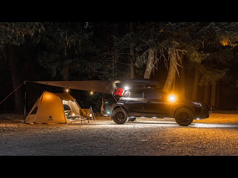 SUBARU OUTBACK Car Camping / OneTigris / FlashFish Power Station / Wuben X1 Falcon / Hoto