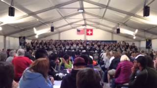 2015 KS Music Ambassador choir performs Shenandoah in Switzerland