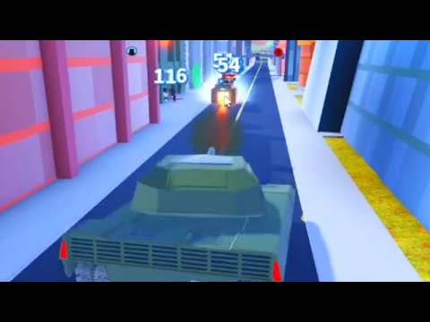 Tank *DESTROYS* a MONSTER TRUCK GANG  | Roblox Jailbreak