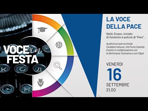 16sett22 | La Voce della Pace - incontro con Nello Scavo