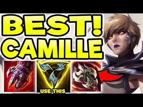 CAMILLE TOP BURSTS 70% OF YOUR HP WITH ONE Q (BUSTED) S12 CAMILLE GAMEPLAY (Season 12 Camille Guide)