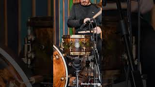 Video thumbnail for Test Ocho Catorce snare 13x7" Maple / Mahogany by OCHO CATORCE