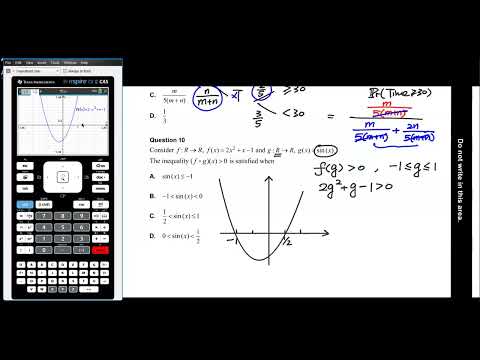 2025 Math Methods Exam 2 Mcq Workthrough