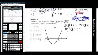 2025 Math Methods Exam 2 MCQ Workthrough
