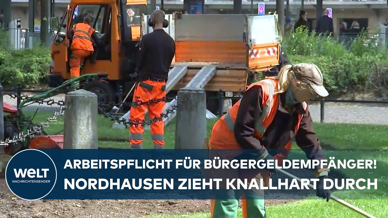 ARBEITSPFLICHT für junge Bürgergeldempfänger! Nordhausen macht Druck auf junge Arbeitslose