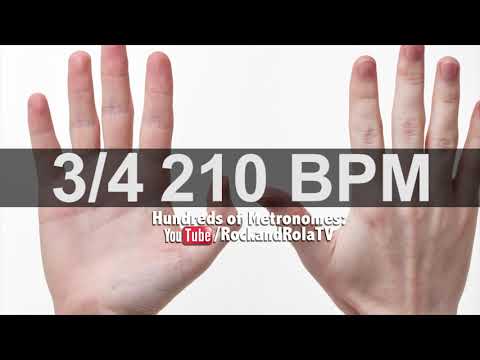 🔴 210 BPM Applause Metronome