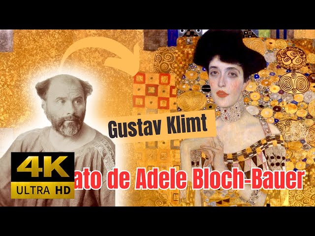 Vídeo relacionado con Artery8 Gustav Klimt Adele Bloch Bauer Portrait Lady in Gold Living Room Artwork Framed Wall Art Print A4