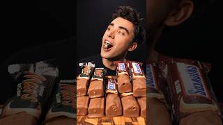 Download lagu I’ll just eat one ICE CREAM 🤤 Snickers Mars Twix Bounty Chocolate ASMR mp3