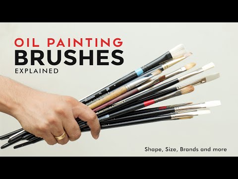 Best Brushes for Oil Painting | Types, Sizes & Must-Haves for Beginners to Advanced