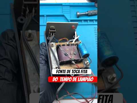 Consertei uma fonte de toca fita do tempo de lampião #eletronica #fonte #assistenciatecnica #repair