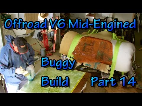 How to quickly sculpt a fiberglass car body die with rubber foam