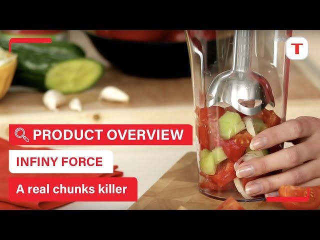 Video Teaser für Infiny Force hand blender: when elegance meets power and perfomance | Tefal