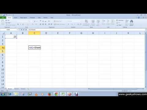 Microsoft Office Excel 2010 Linking Worksheet