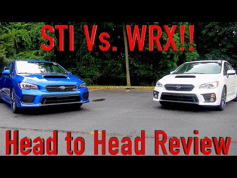 Head to Head, 2018 WRX vs STI!! Which One Should You Buy??