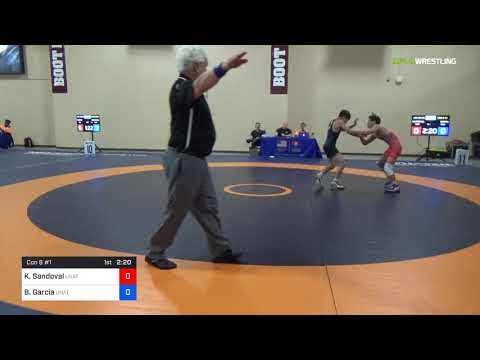 2018 Marine Corps US Open/UWW Junior Greco Roman 55 Con 8 #1 - King Sandoval (Unat) Vs. Brendon Ga