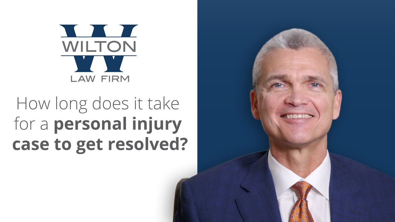 How long does it take for a personal injury case to get resolved?