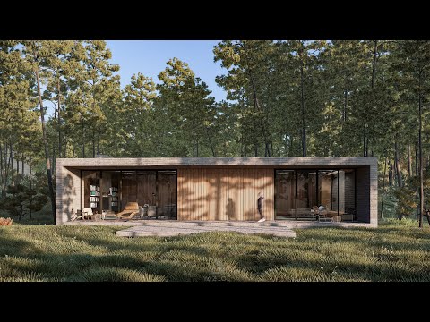 Forest House Visualization - Enscape 3.3 Exterior Render