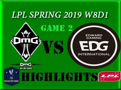 EDG vs OMG Highlights Game 2 LPL Spring 2019 W8D1 Edward Gaming vs OMG