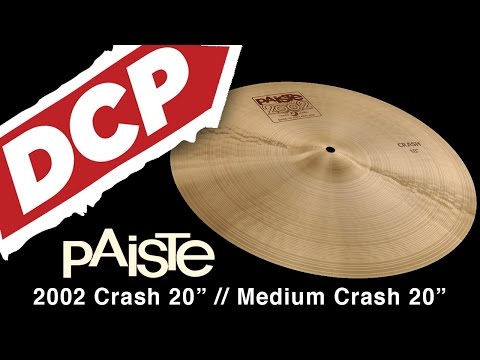 Paiste 2002 Medium Crash Cymbal 20" image 3