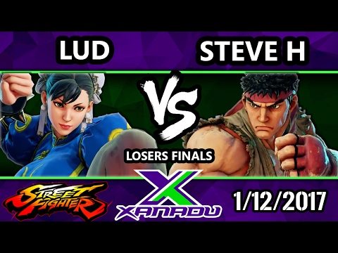 F@X 184 - Lud (Chun-Li) Vs. Steve H (Ryu) - SFV Losers FInals - Street Fighter V