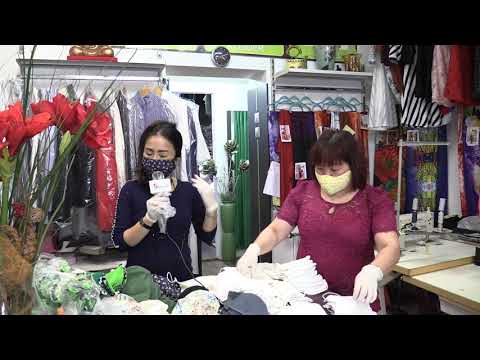 CHỊ HƯƠNG SAIGON CHUNG TAY MAY KHẨU TRANG TỪ THIỆN CÙNG CHỦ TIỆM VŨ PHƯƠNG
