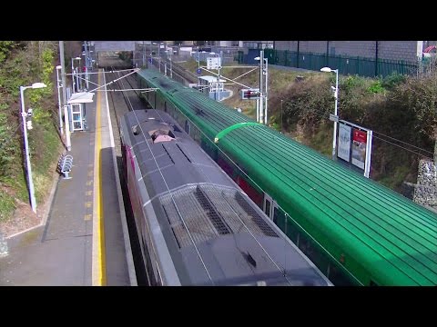 IE 29000 and 201 Class Enterprise Trains - Portmarnock Station, Dublin