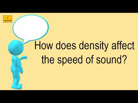 How Does Density Affect The Speed Of Sound?
