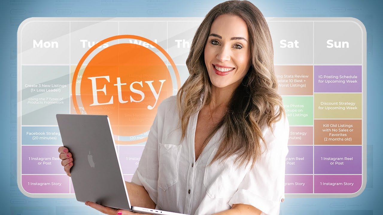 My EXACT Weekly Strategy for $10,000/Month on Etsy 💸 (BEST Etsy Shop Workflow)