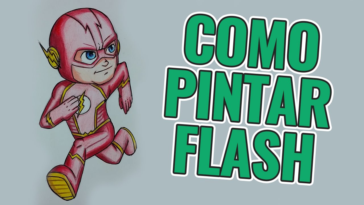 COMO COLORIR THE FLASH