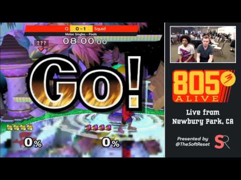 805 Alive 3 - Q (Fox) vs. Squid (Falco) - Pools