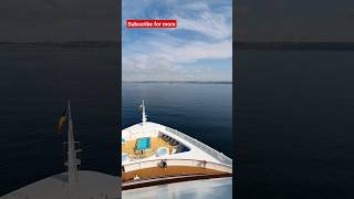 Why book a forward facing cabin? Well for views like this! #pandocruises #iona #cruise