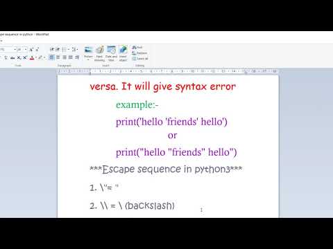 Python 3 Tutorial Part 3 Print Function Escape Sequence And Comments Line In Python 3