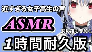 【ASMR】可愛すぎる声を一時間十分に堪能し癒されてください。本編もうすぐ２００万回再生へ！