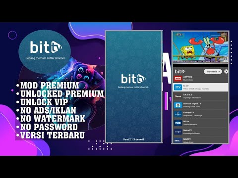 NONTON TV di android gratis!! - BIT TV No Password,No iklan 
