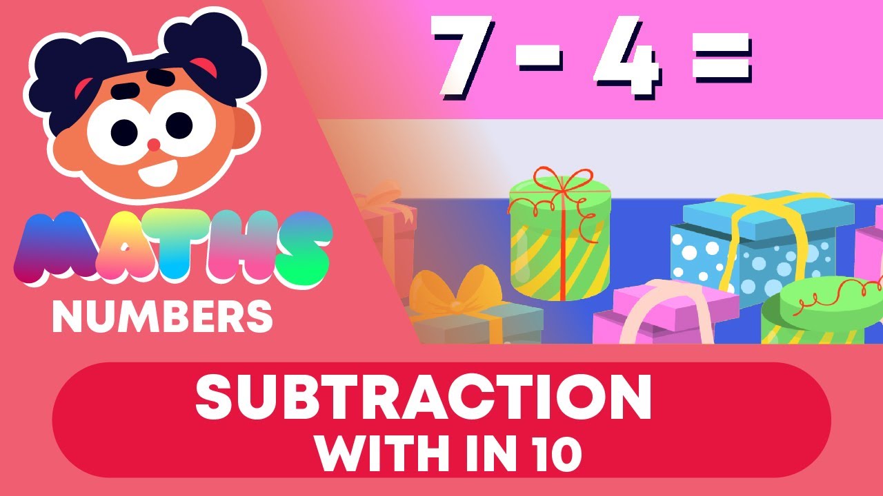 Subtraction within 10 | Subtraction | Numbers| Maths | FuseSchool Kids