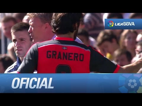 Choque de cabeza de Feghouli y Ansotegi, quedan aturdidos