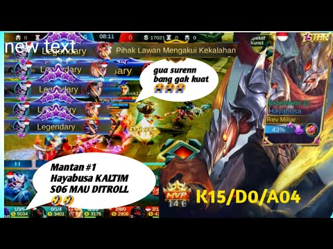 HAYABUSA BEST BUILD GAMEPLAY 2020